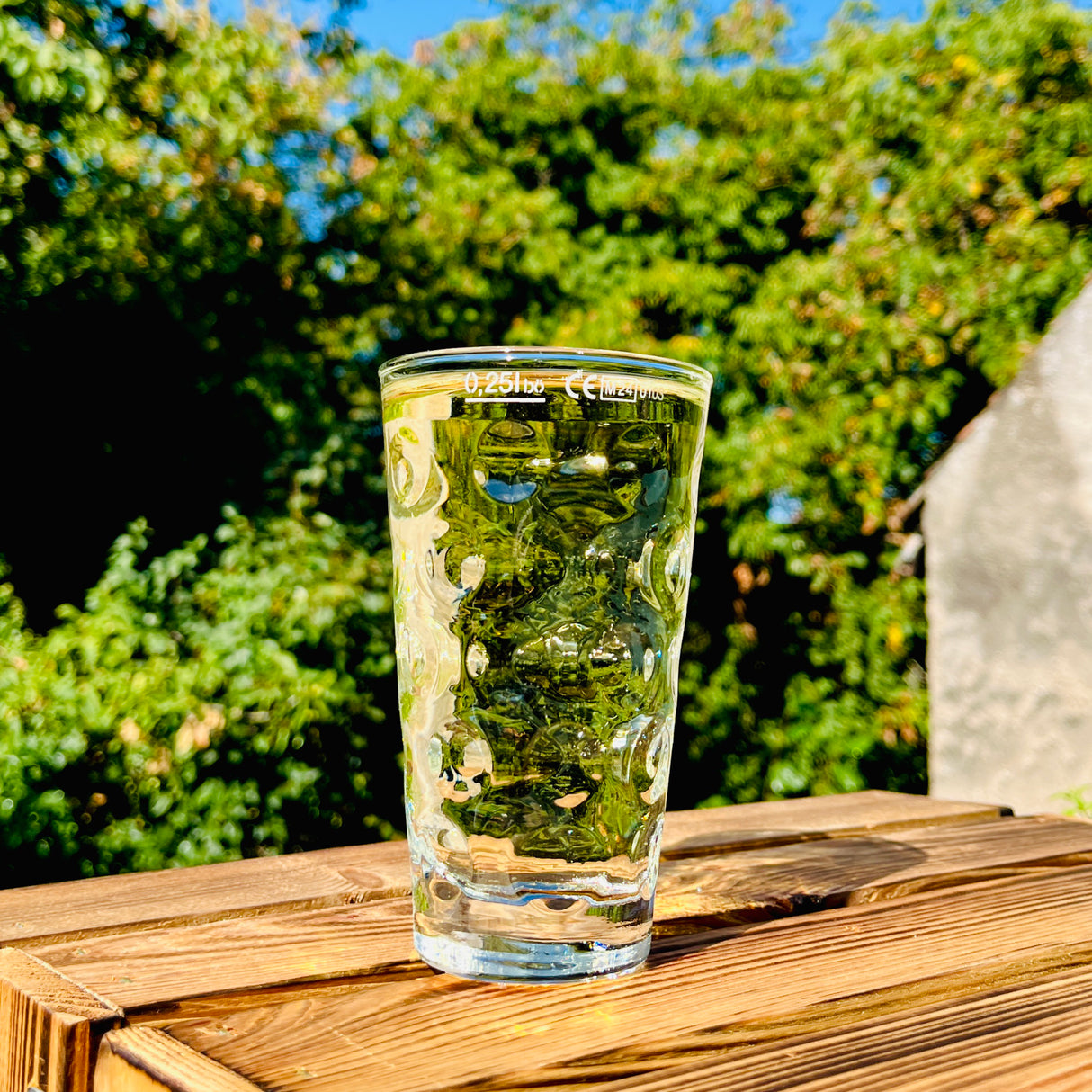 Dubbeglas 0,25 L mit Pfälzer Schorle