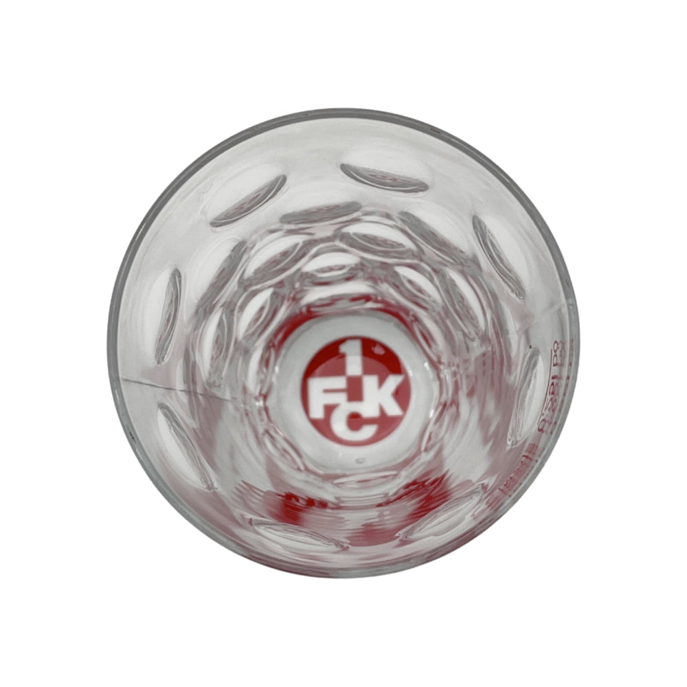 1. FC Kaiserslautern Teufelskopf Dubbeglas 0,25 L, mit 1 FCK Logo Bodendruck