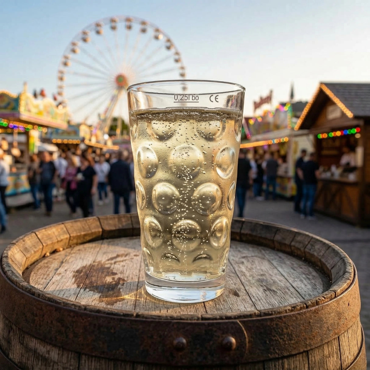 Böckling 0,25 L Dubbeglas auf dem Wurstmarkt in Bad Dürkheim