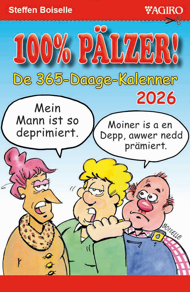100% Pälzer Postkartenkalender 2026 - Pfalz Shop