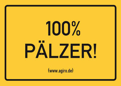 100% Pälzer Aufkleber