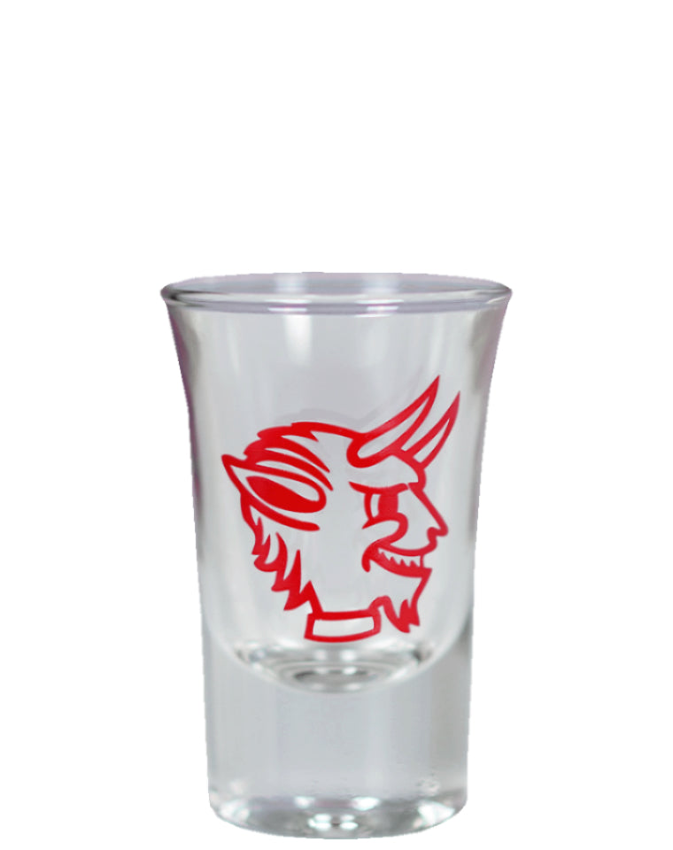 1. FCK Teufelskopf Schnapsglas 4 cl
