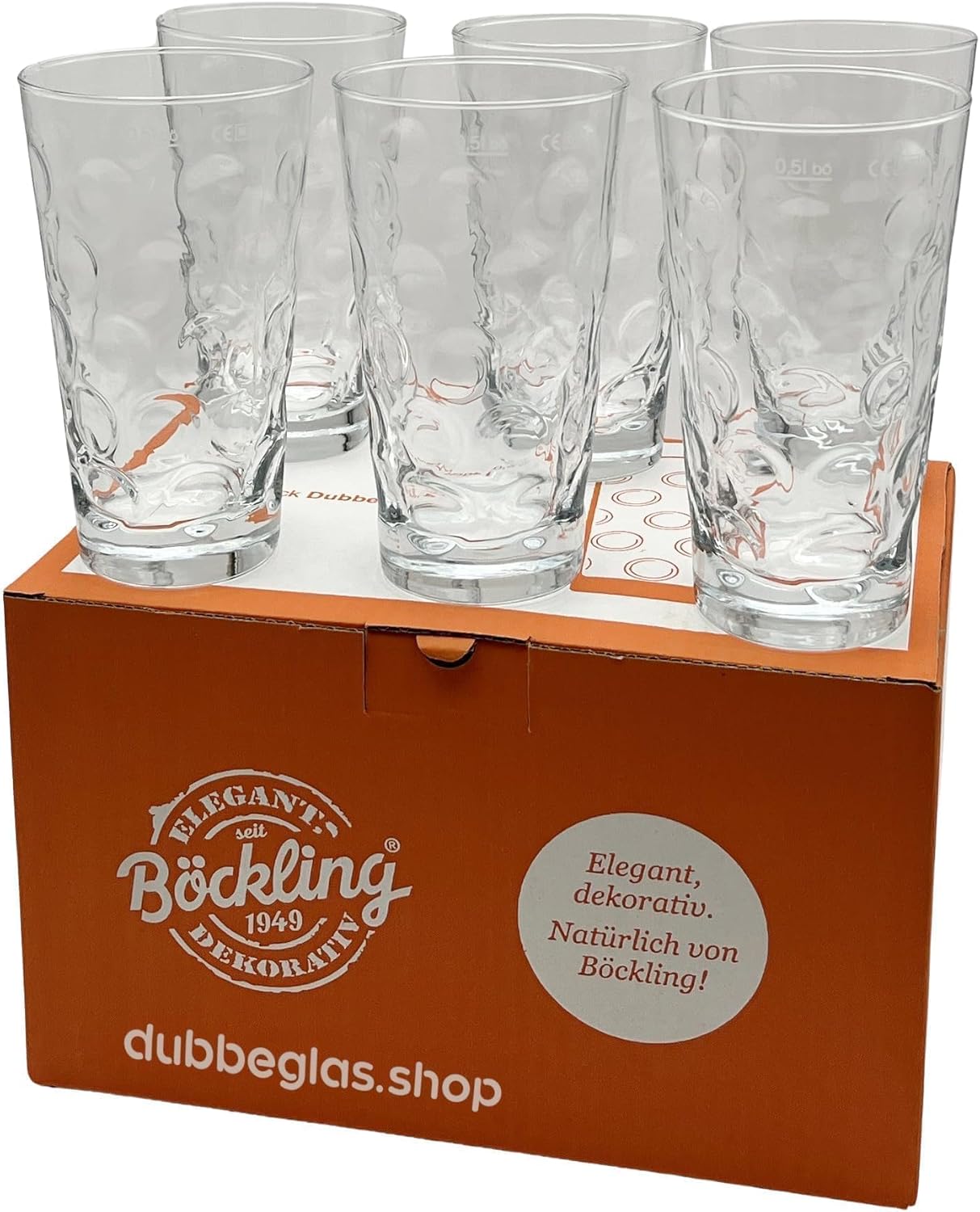 6 x Dubbegläser 0,5 L - Böckling