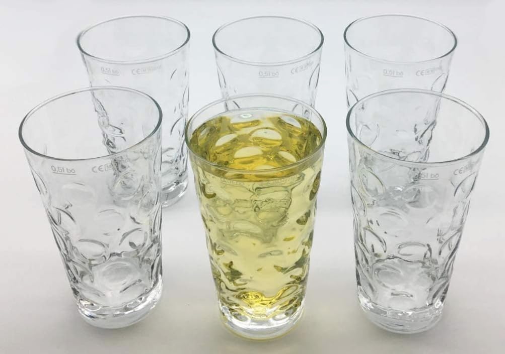 6 x Dubbegläser 0,5 L