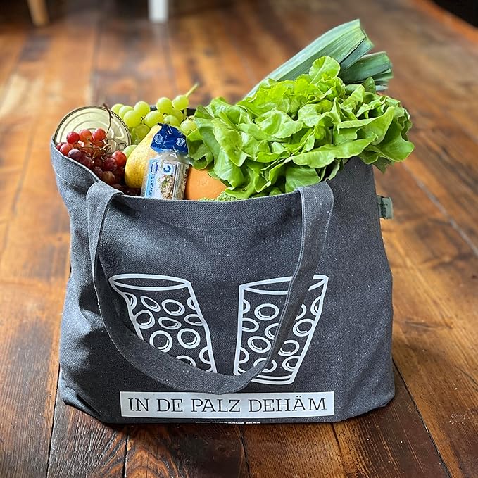 In de Palz dehäm & Dubbegläser XXL Shopper - Einkaufstasche