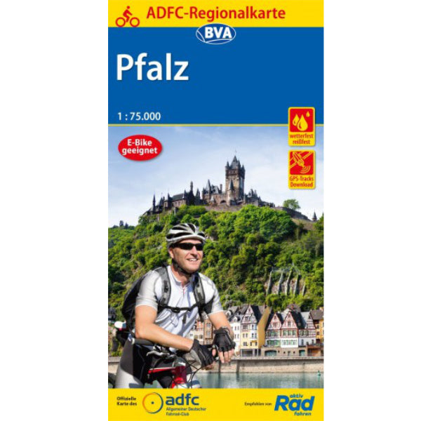 Pfalz ADFC Radkarte 1:75.000