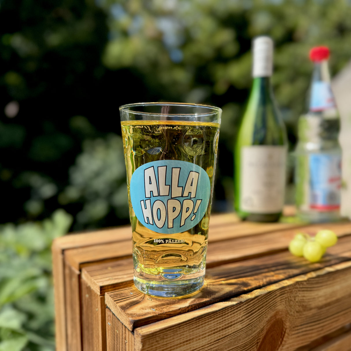 ALLA HOPP Dubbeglas 0,5 L mit Rieslilngschorle