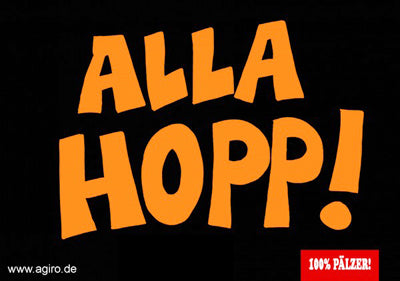 Alla Hopp! Postkarte - Palz Shop