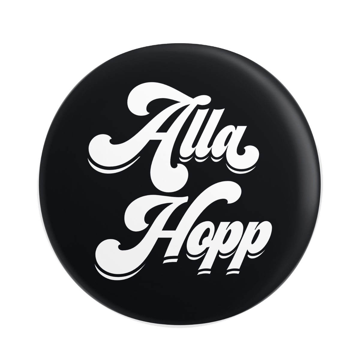 Alla Hopp Button Ø 25 mm - Schwarz, Pfalz Shop