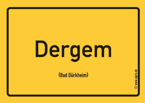 Bad Dürkheim - Dergem Aufkleber, Palzshop Sticker
