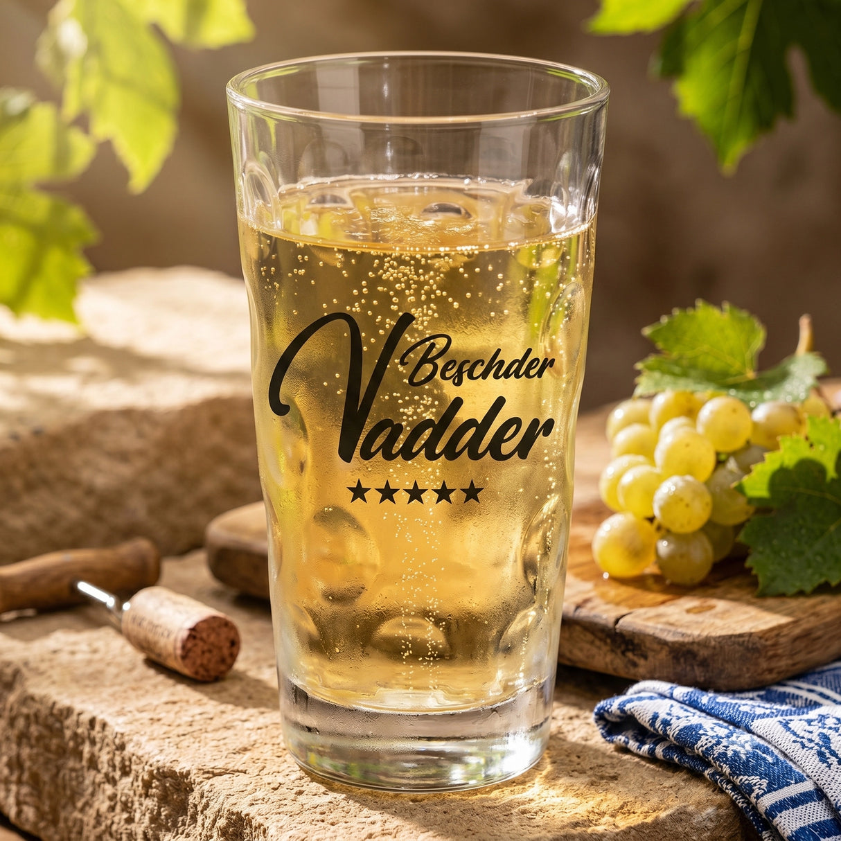 Das Dubbeglas für den besten Vater aus der Pfalz.