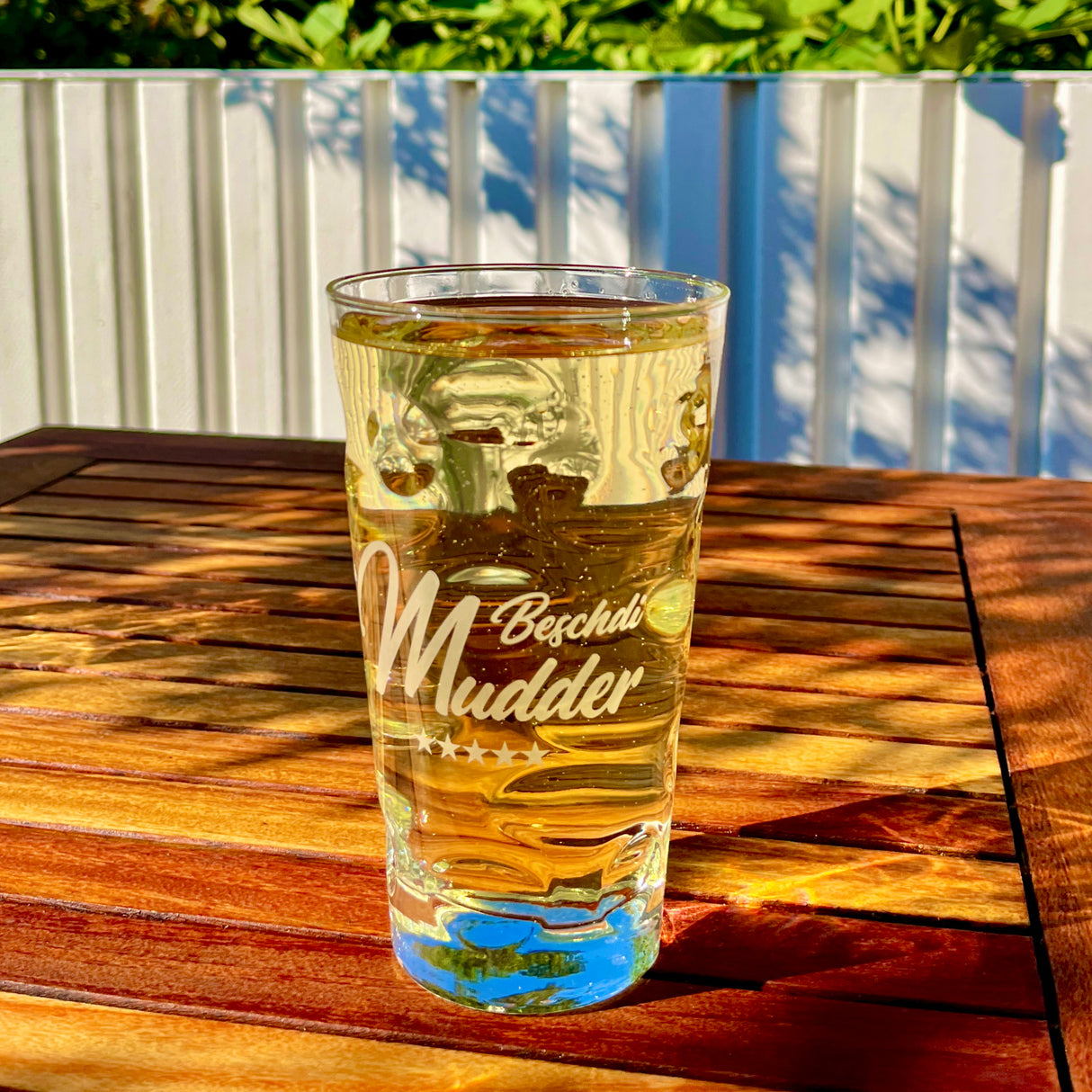 Beschdi Mudder Dubbeglas mit Pfälzer Rieslingschorle