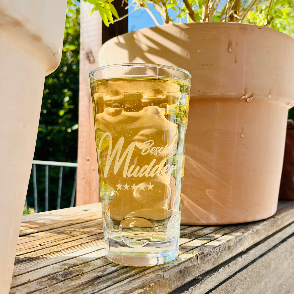 Beschdi Mudder Dubbeglas mit Pfälzer Schorle