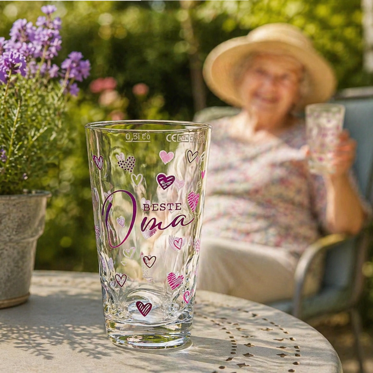 Das Dubbeglas für die beste Oma aus der Pfalz