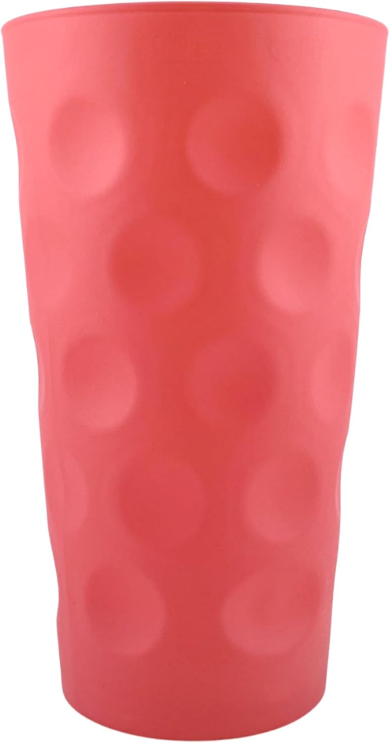 Coral matt farbiges Dubbeglas 0,5 L