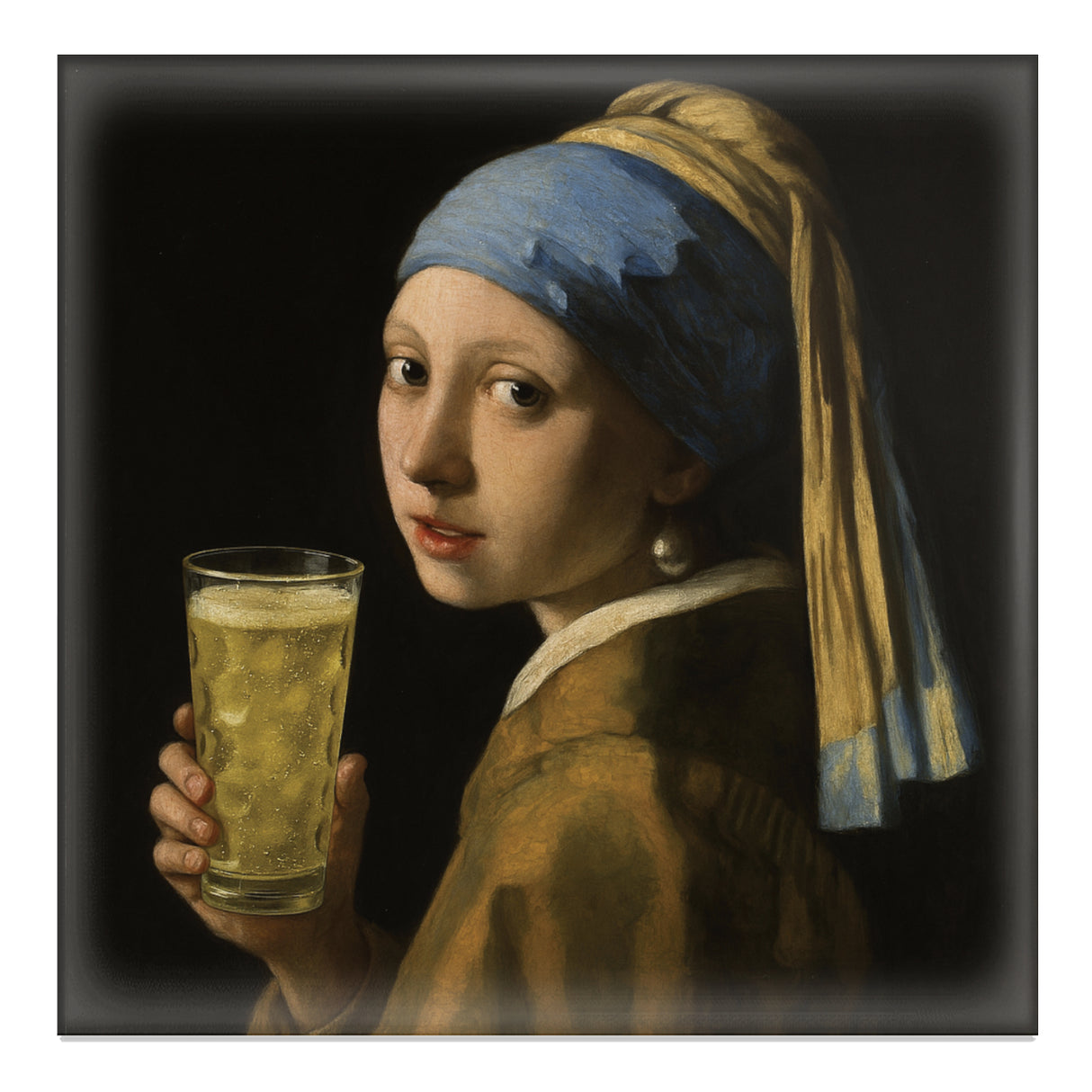 Das Mädchen mit dem Dubbeglas - Magnet