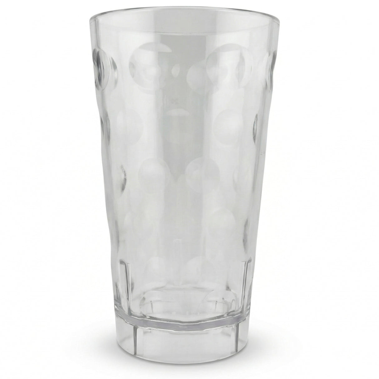 Dubbebecher 0,5 Liter aus Kunststoff mit Logofläche - Transparent