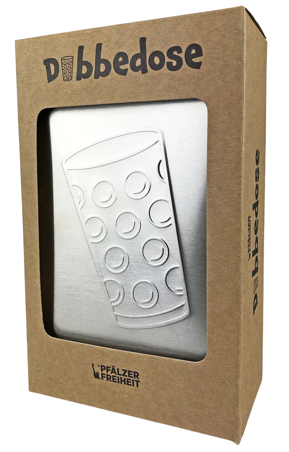 Dubbedose Lunchbox (mit Dubbeglas Prägung)