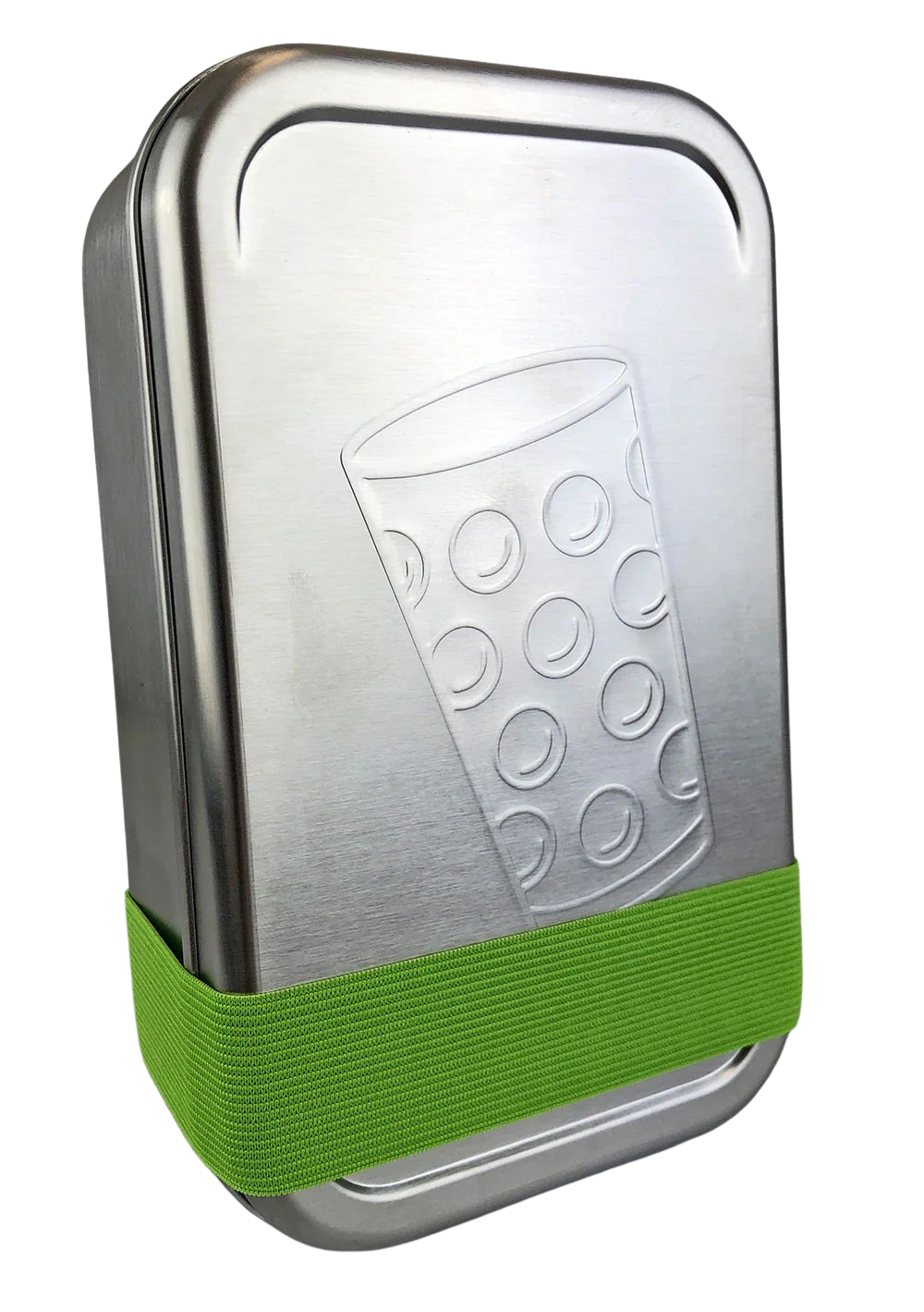 Dubbedose Lunchbox (mit Dubbeglas Prägung) - mit Band