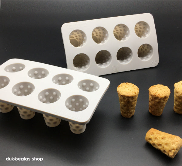 Dubbeglas Backform Silikonform