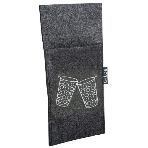 Dubbeglas Bestecktasche (Filz)