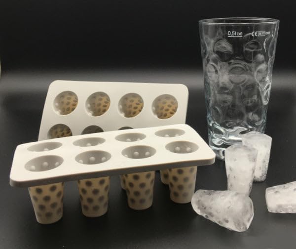 Dubbeglas Eiswürfel Silikonform