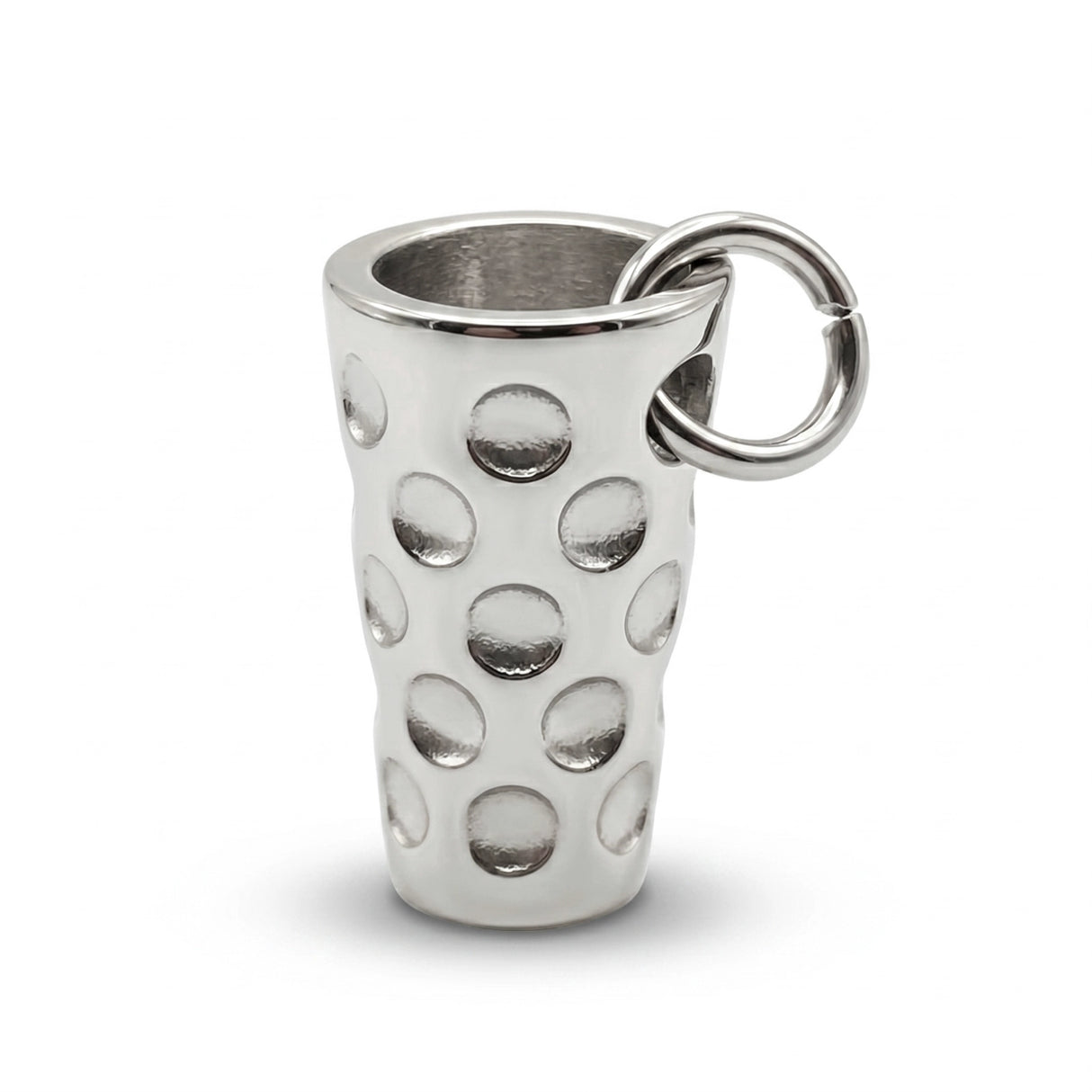 Dubbeglas Ketten Anhänger - silber