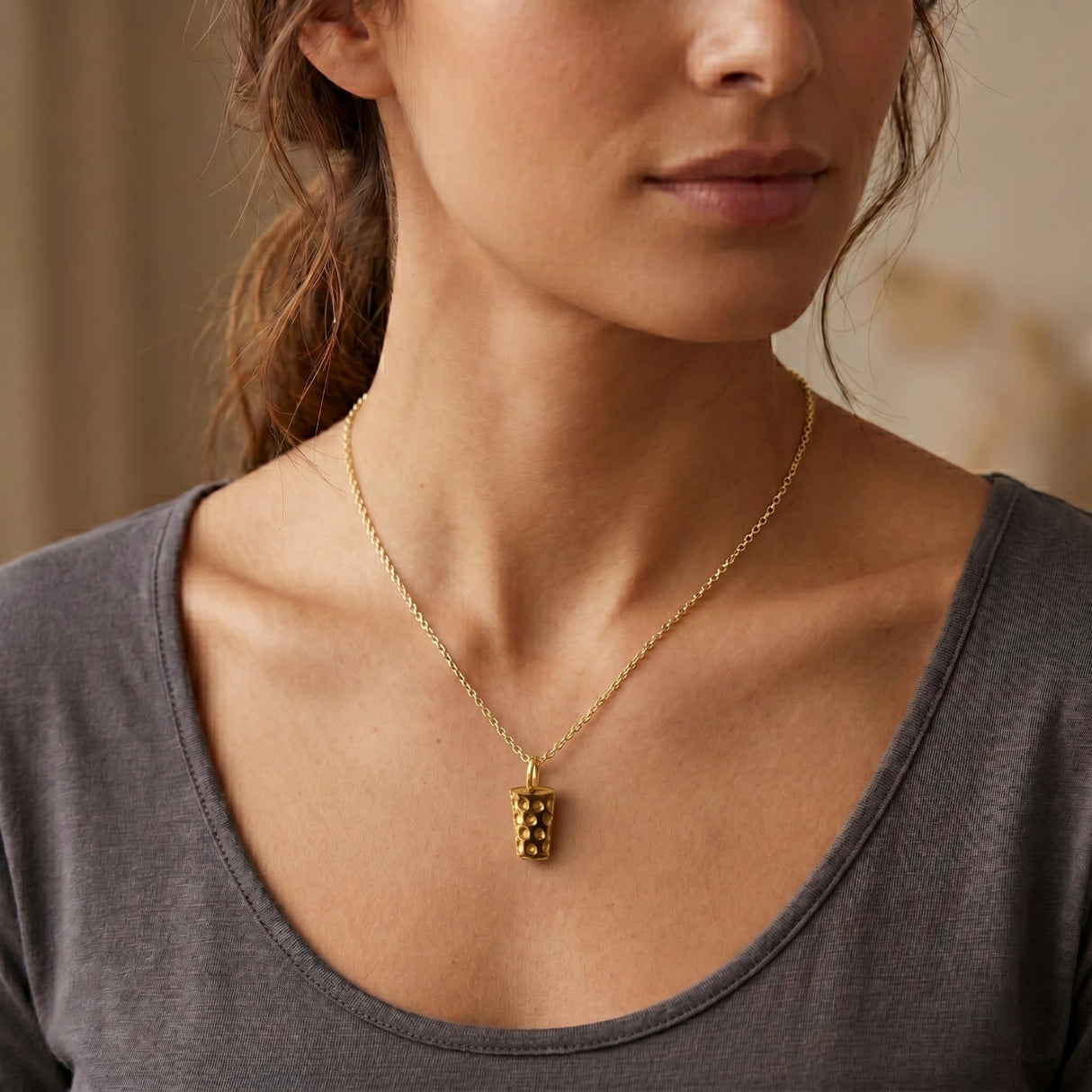 Zeige Deine Heimatliebe mit der Dubbeglas Kette in Gold
