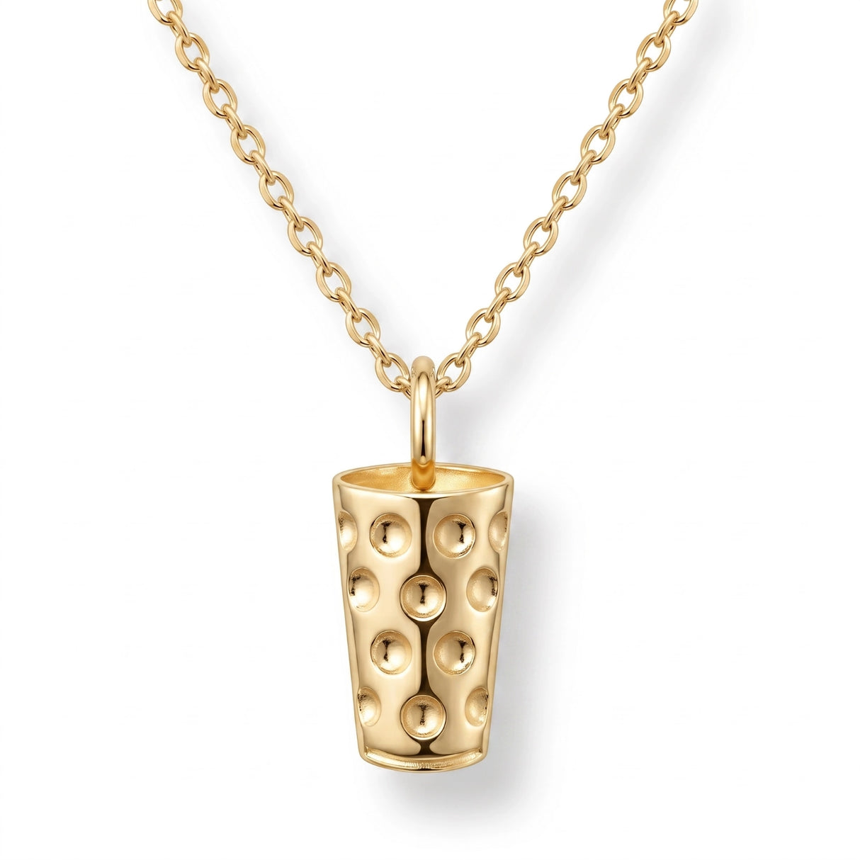 Dubbeglas Kette - Gold