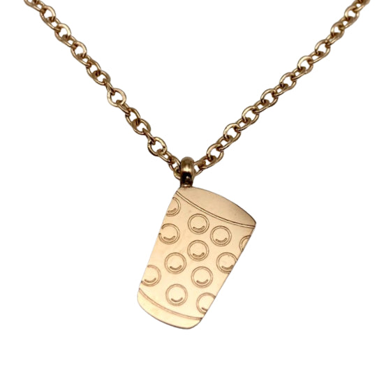 Dubbeglas Halskette - Roségold (Kupfer)