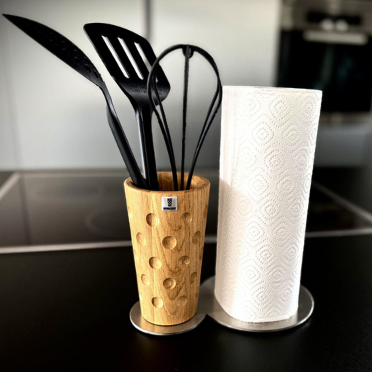 Dubbeglas Küchenrollenhalter