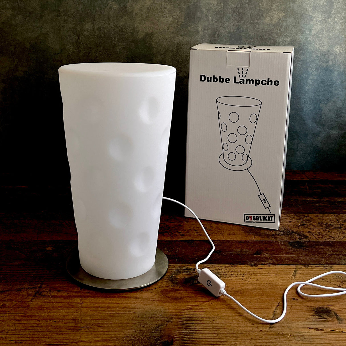 Dubbeglas Lampe - Dubbe Lämpche