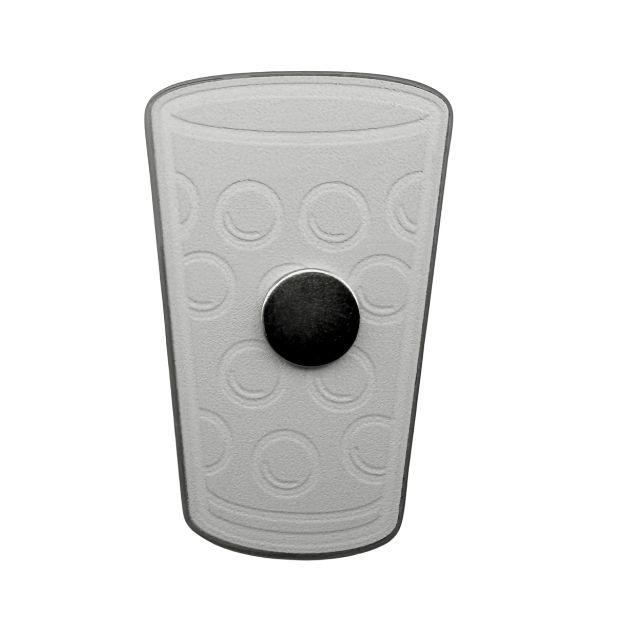 Dubbeglas Magnet - Acryl, Rückseite