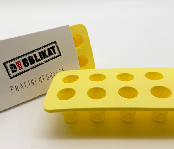 Dubbeglas Pralinen Silikonform (2 Stück)