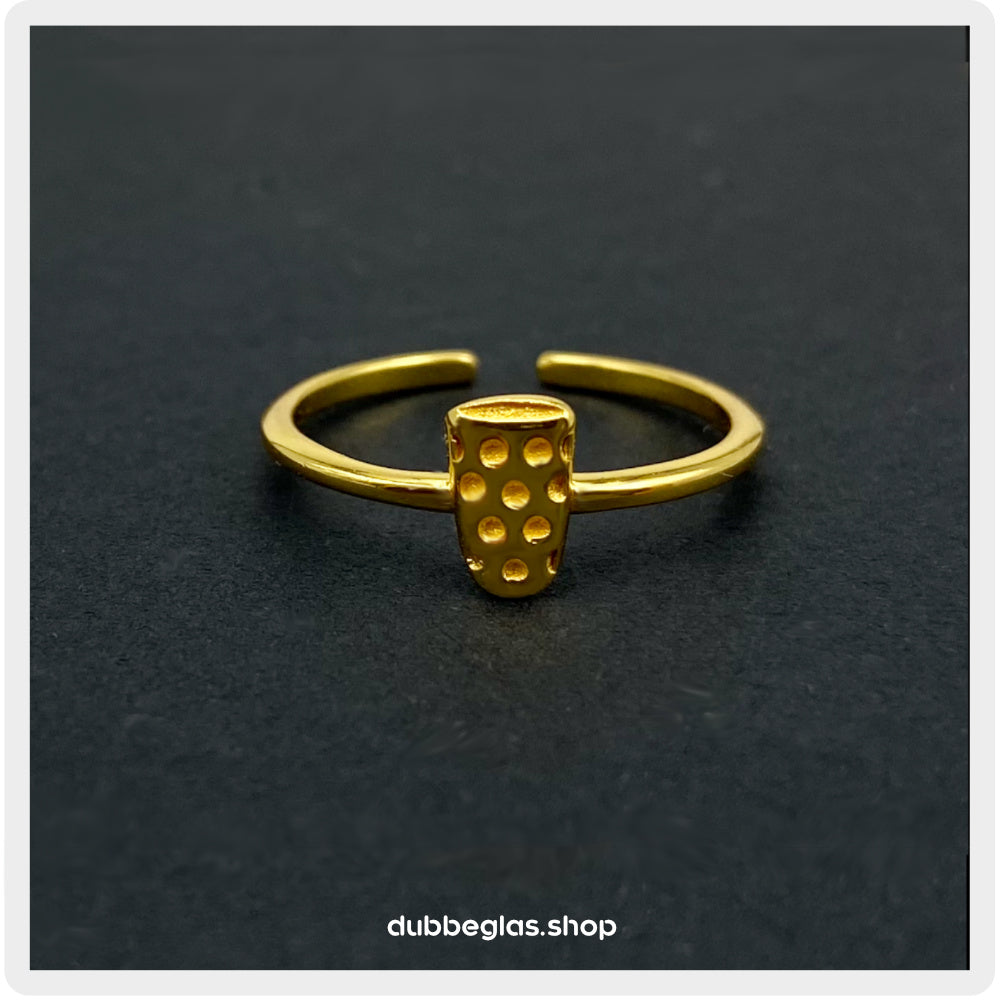 Dubbeglas Ring