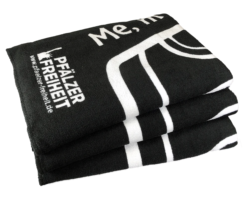 Sauna- & Badetuch - Me, my Dubbeglas and I, zusammengelegt