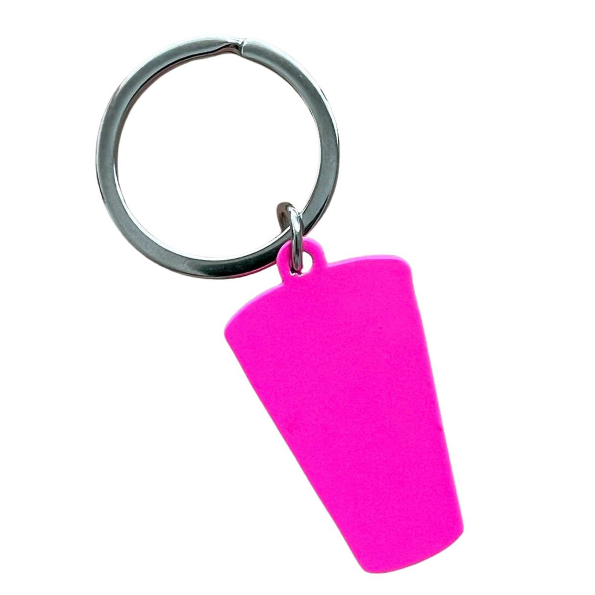 Dubbeglas Schlüsselanhänger Pink - Rückseite