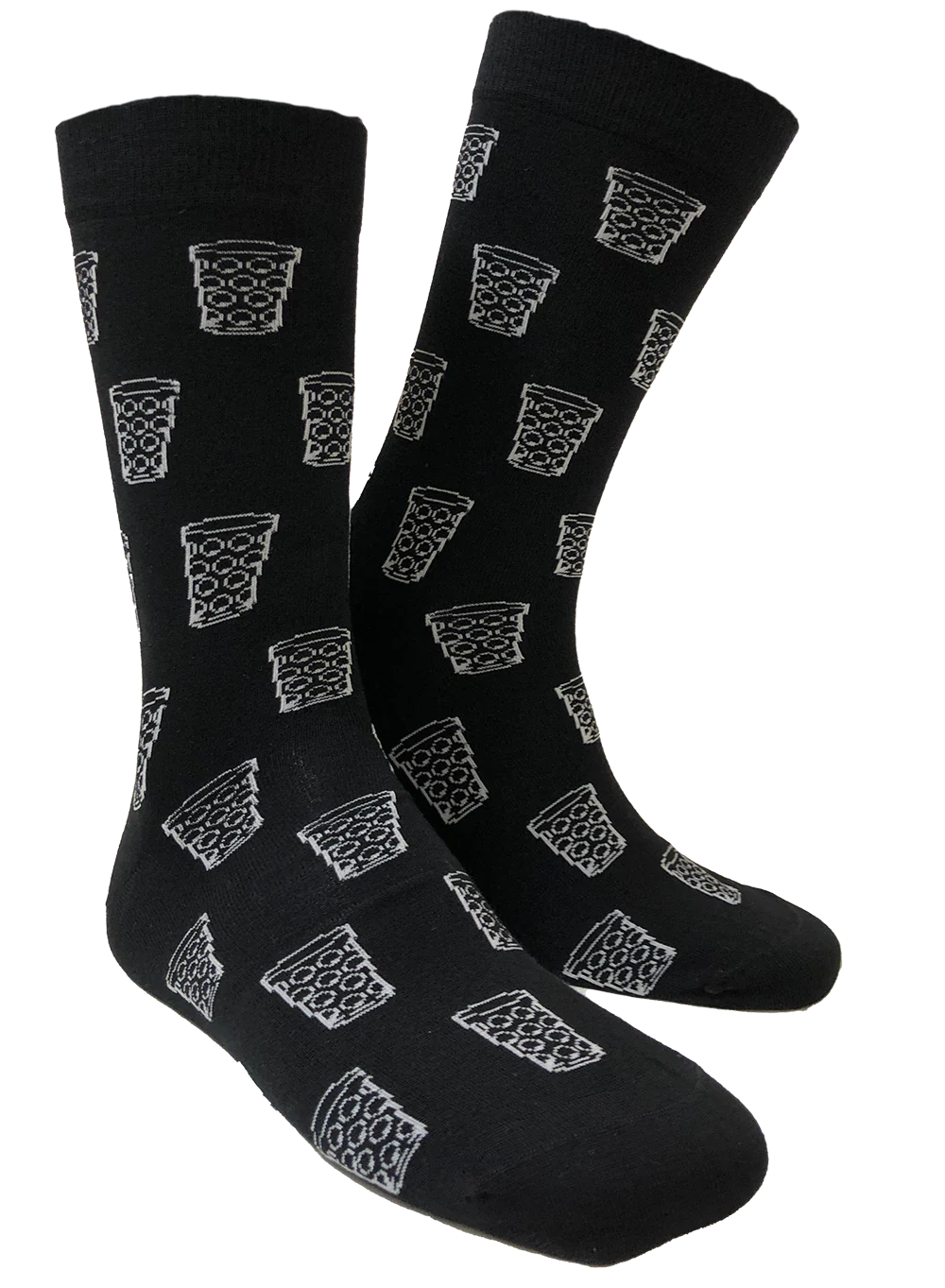 Dubbeglas Socke - schwarz & weiß