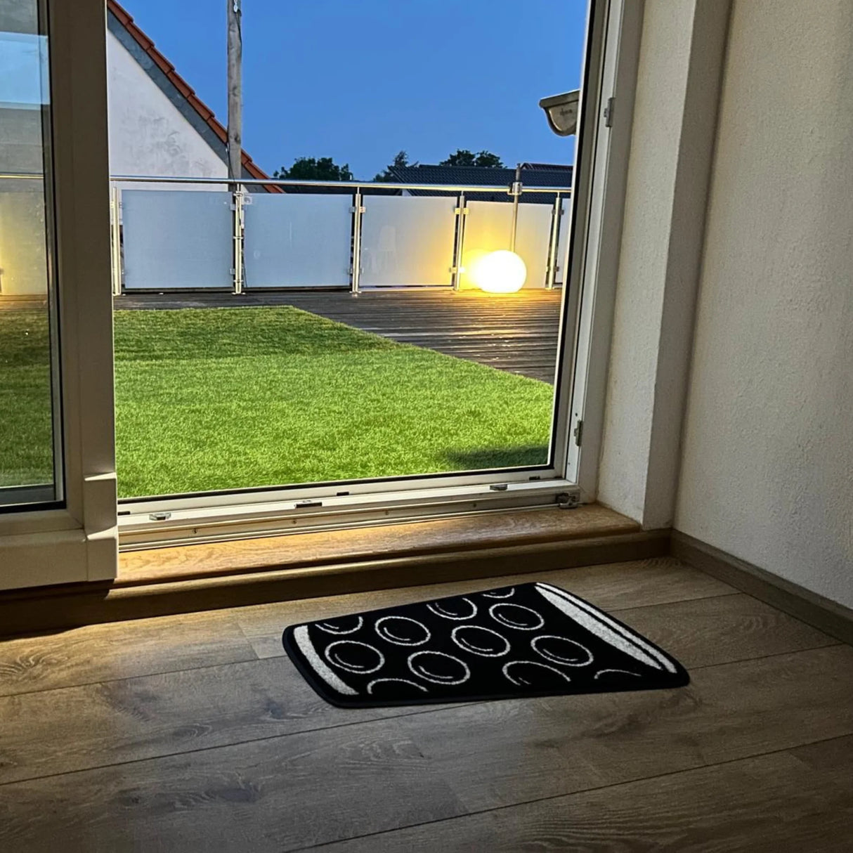 Dubbeglas Fußmatte - 40x60 cm, vor Balkontür