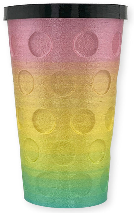 Regenbogen - Dubbeglas Transportbox (Dubbebox)