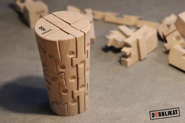 Duzzle - 3D Dubbeglas Holzpuzzle