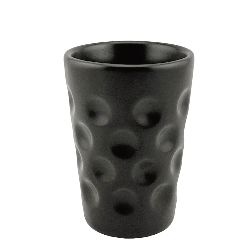 Espresso Dubbetasse - schwarz