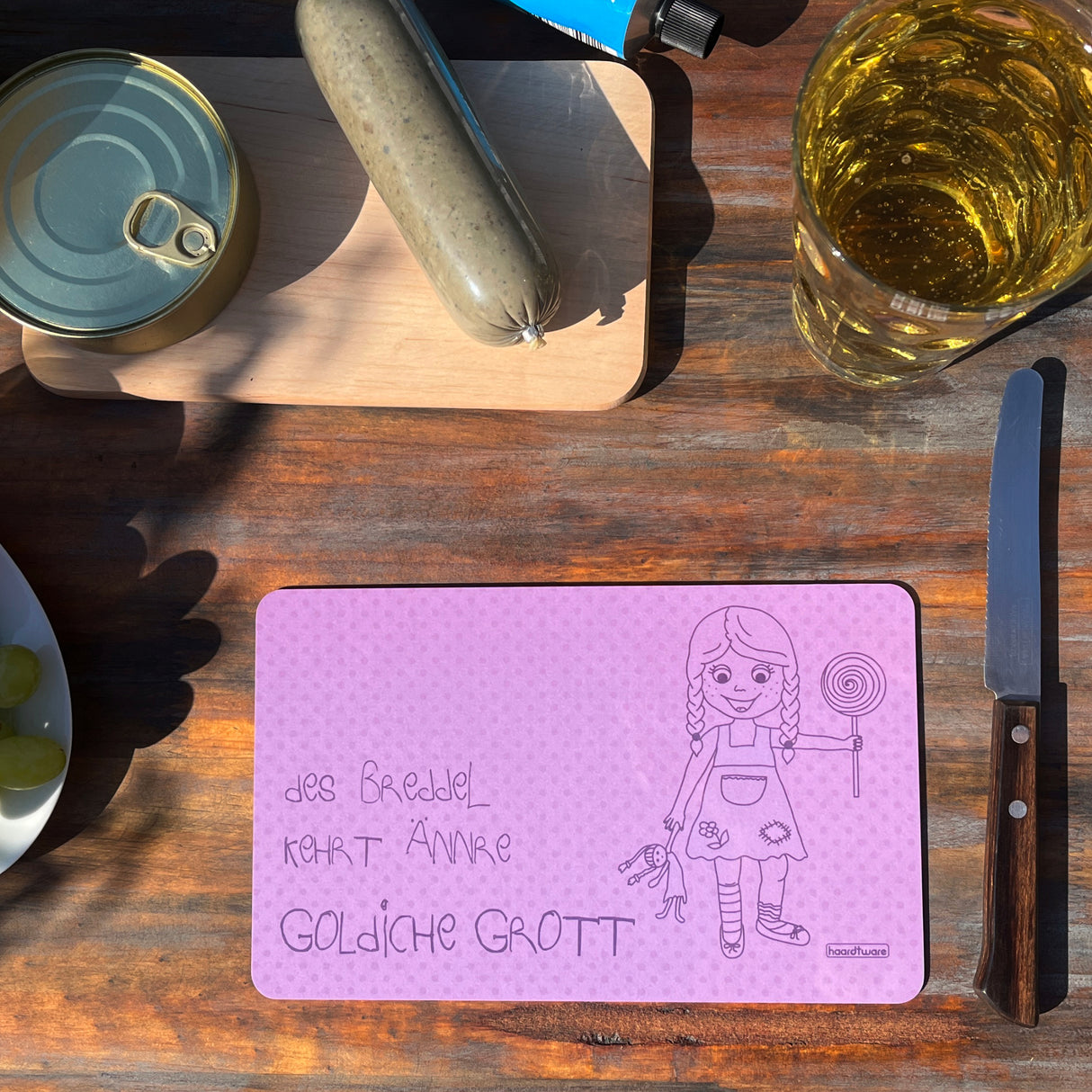 Goldiche Grott Frühstücksbrettchen, Pfalz Vesperbrett