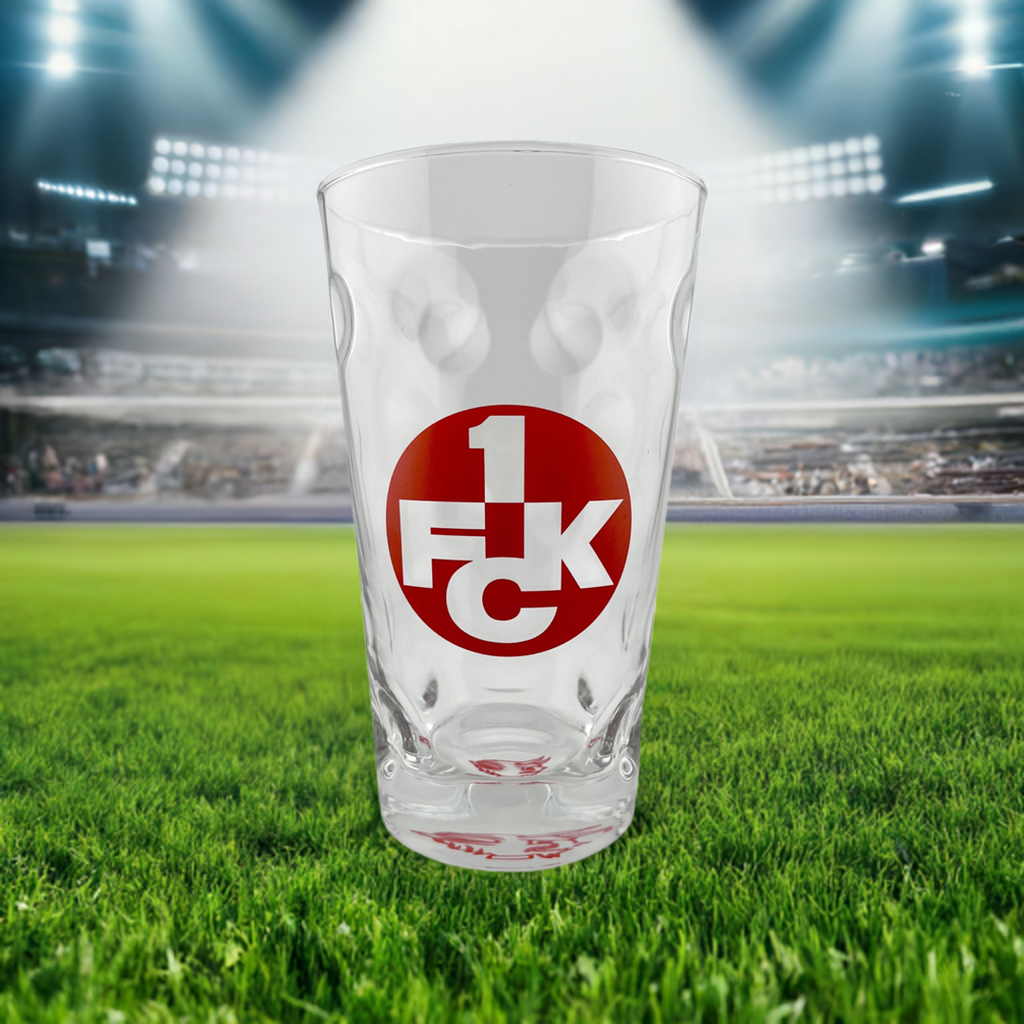 1. FCK Dubbeglas 0,5 L