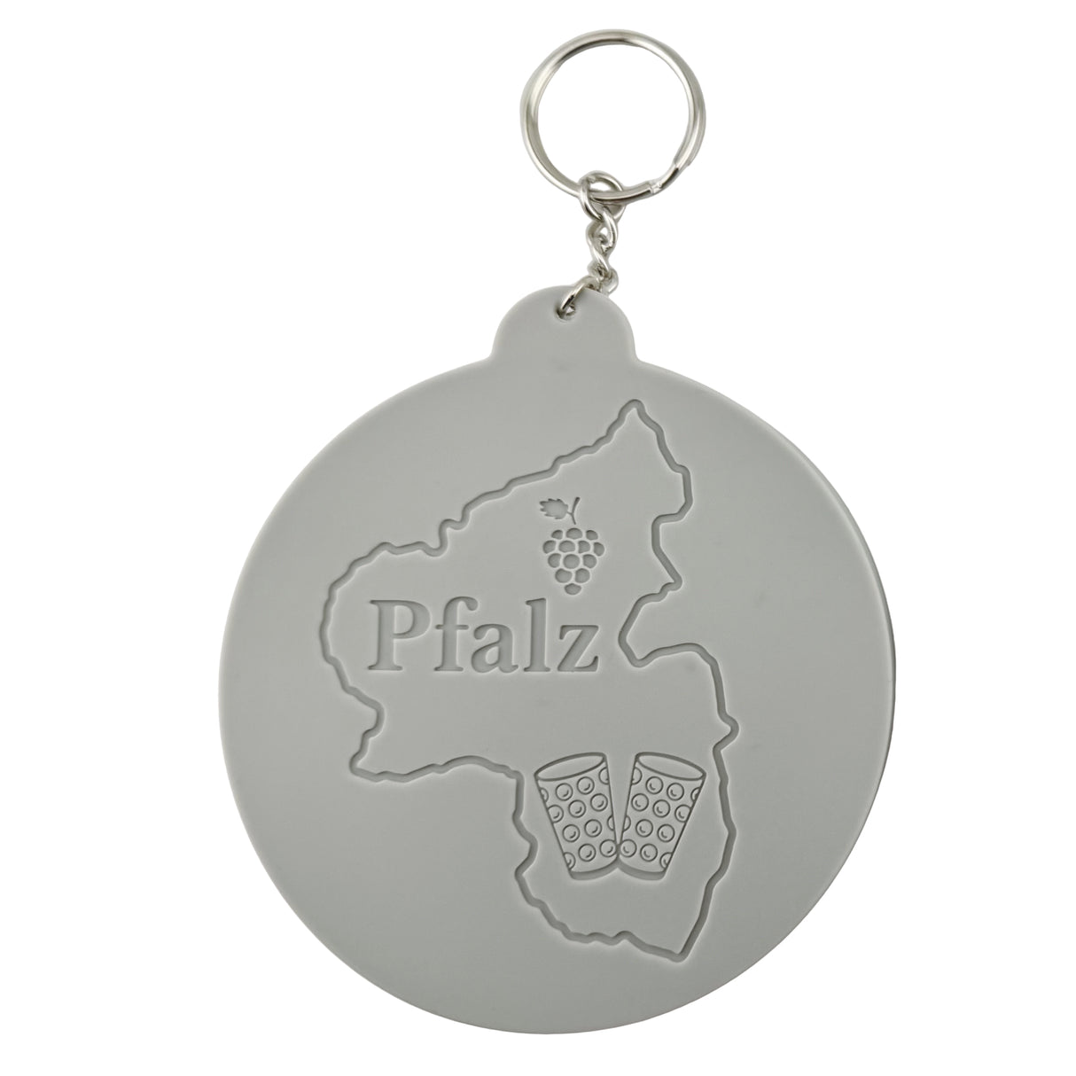 Dubbeglas Deckel aus Silikon - Grau