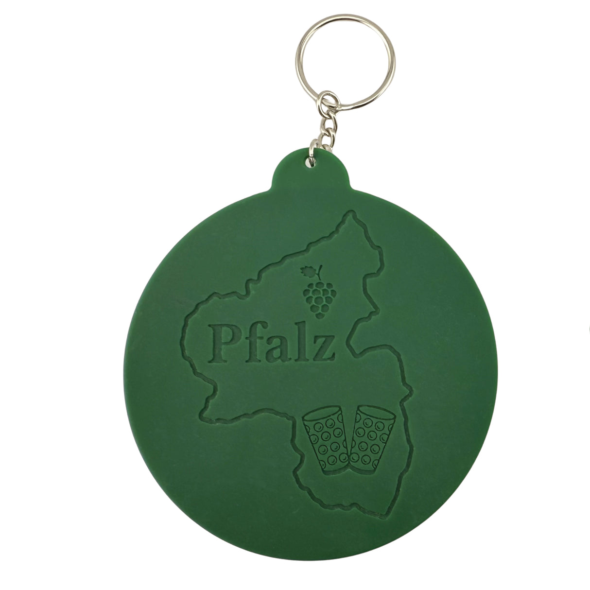 Dubbeglas Deckel aus Silikon - Grün