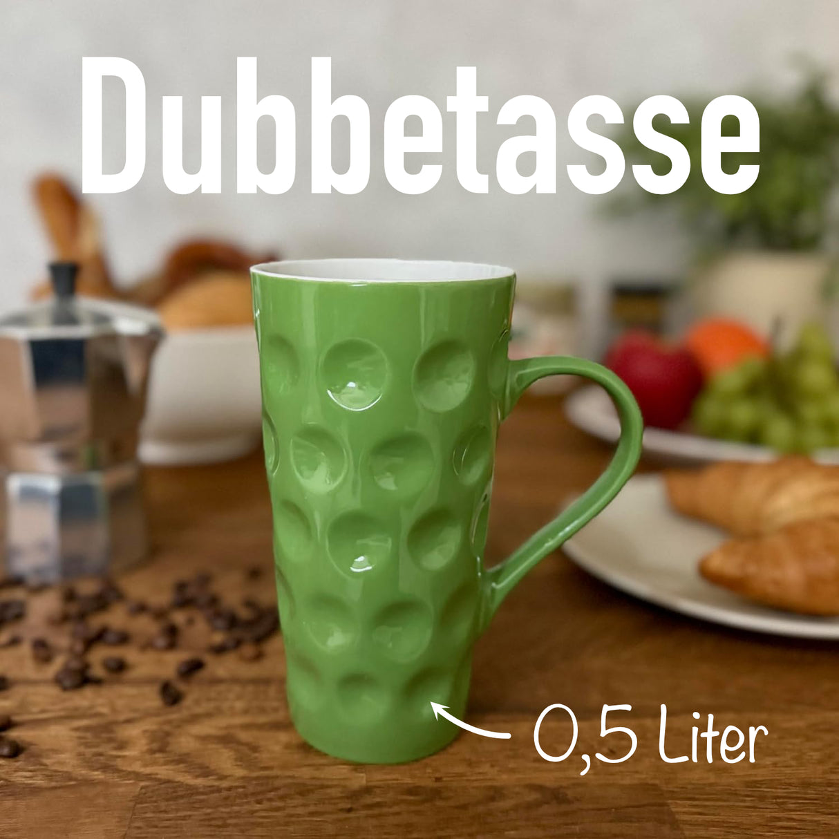 0,5 L Dubbetasse, grün