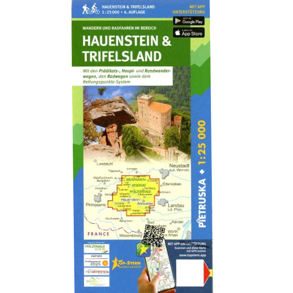 Hauenstein & Trifelsland Wanderkarte 1:25.000