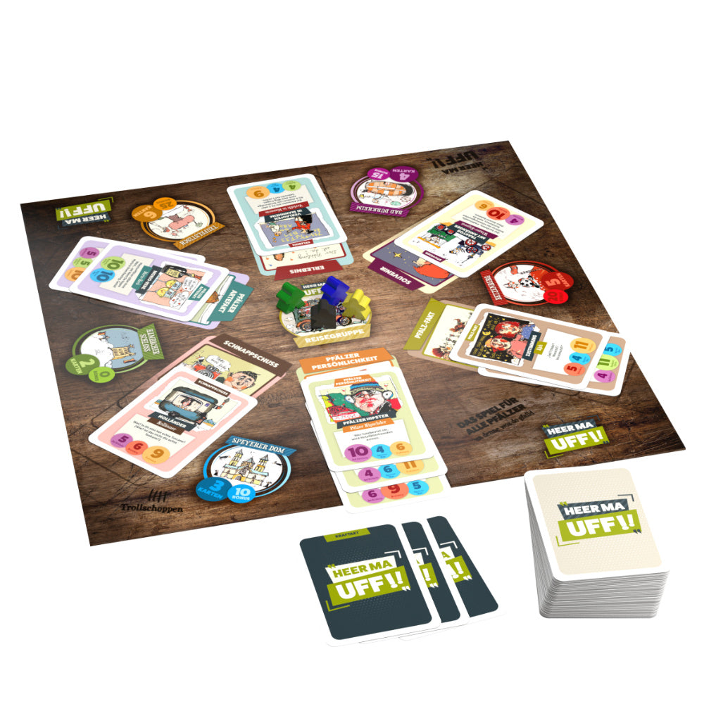 Heer Ma Uff!! - Das Spiel für alle Pfälzer, Spielbrett
