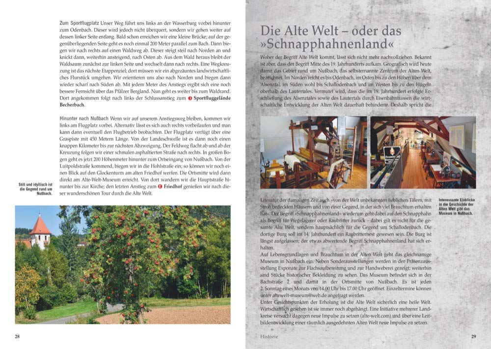 Historische Pfade - Pfalz Wanderführer, Alte Welt